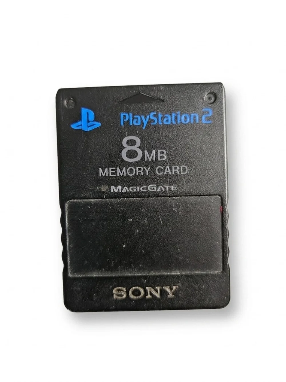 Official OEM Sony PlayStation 2 8MB Memory Card MagicGate Black Untested